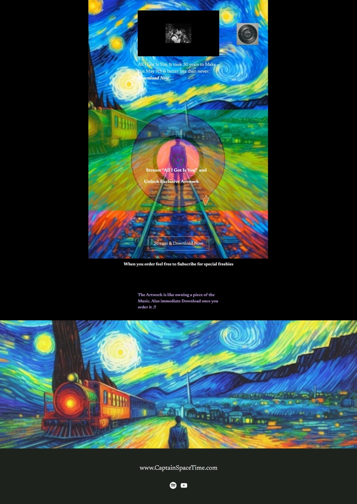 Colorful Records to Beam concept art